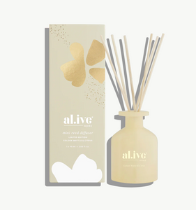 Al.ive Mini Reed Diffuser - Golden Wattle & Citrus