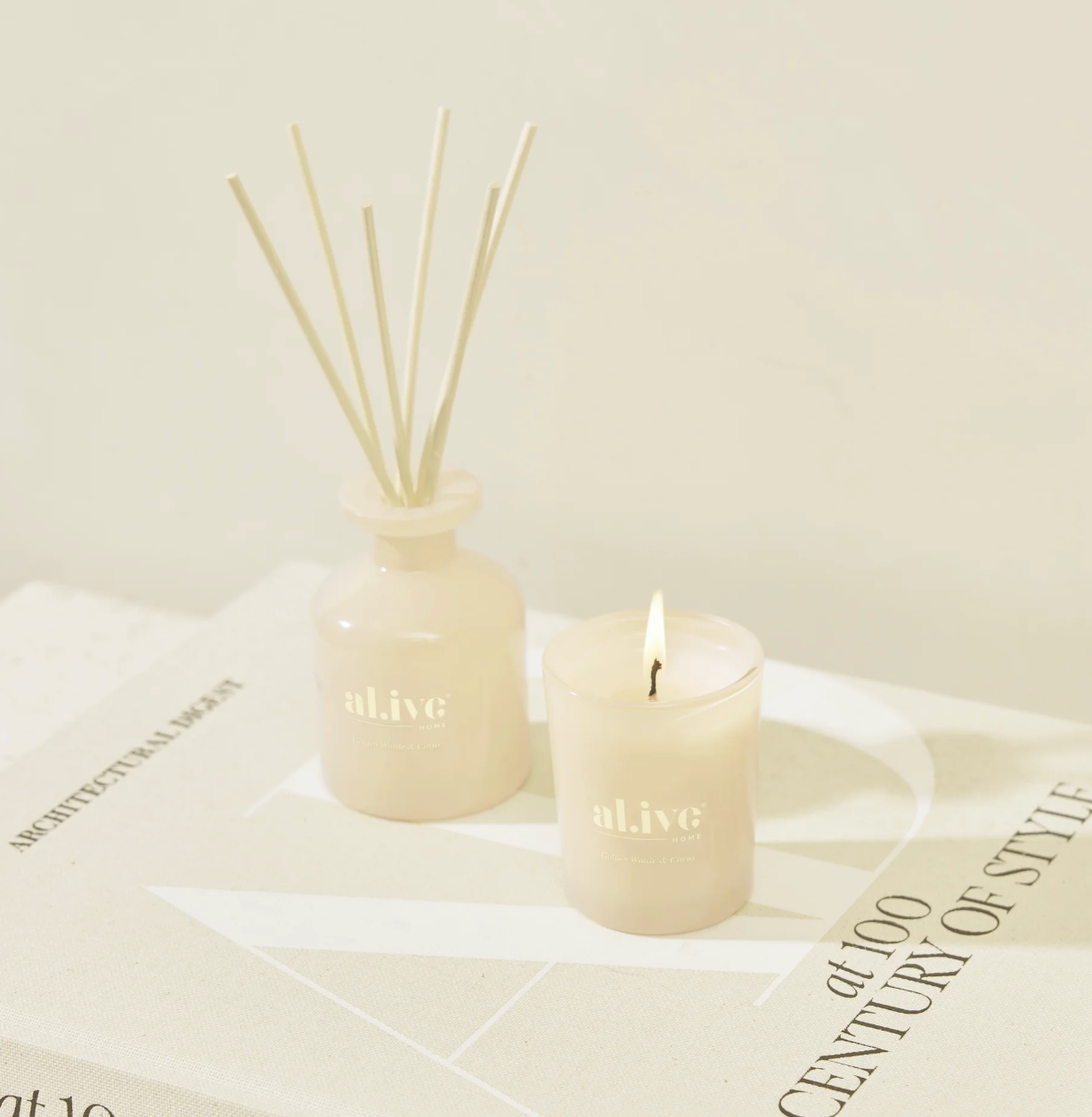 Al.ive Mini Reed Diffuser - Golden Wattle & Citrus